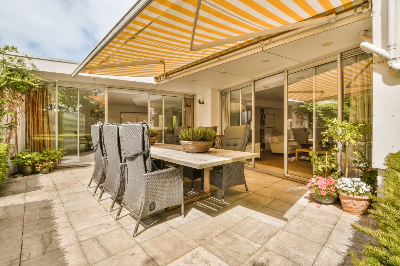 Sliding Window on a Patio